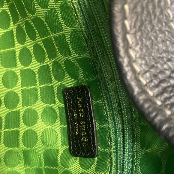 Kate Spade North / South Black Leather Tote Bag - Picture 6 of 9